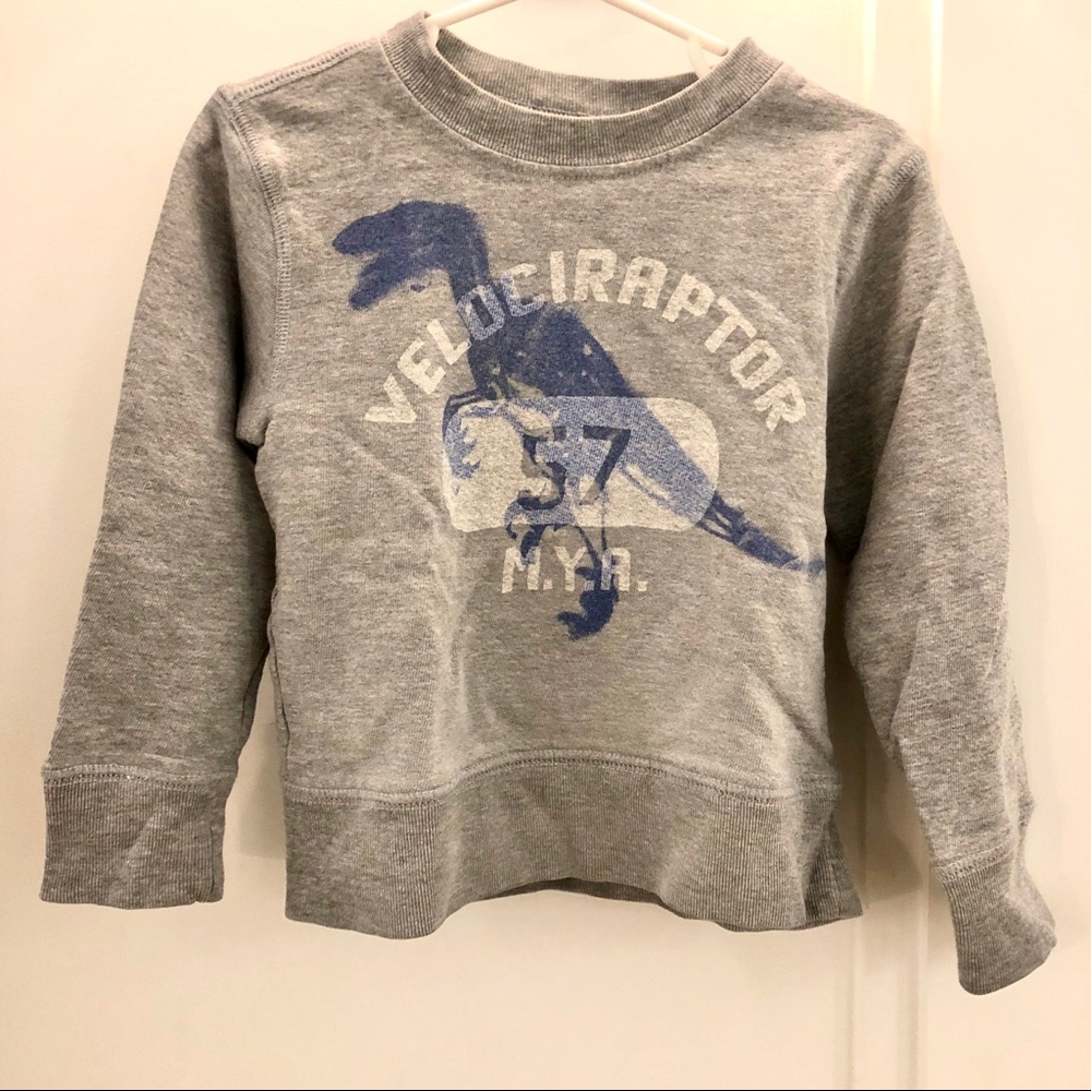 Crewcuts Dinosaur Sweatshirt T2 *a+ condition”